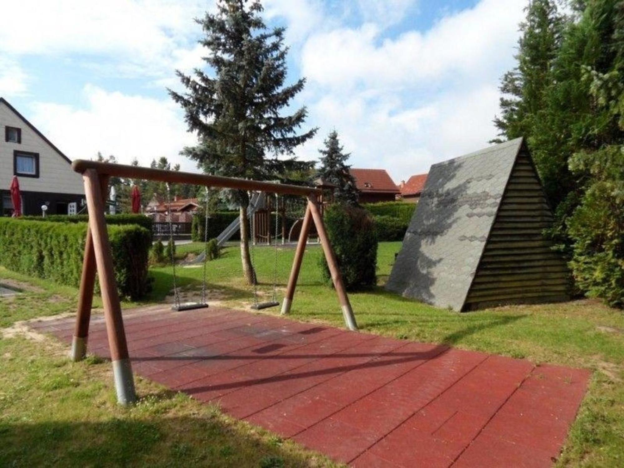 Ferienhaus Nr 32, Typ A, Ferienanlage Blauvogel, Hasselfelde, Harz Exteriör bild
